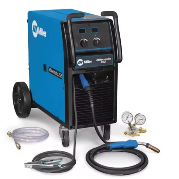 Millermatic 252 MIG Welder Complete Package Portable Inverter Easy Operate Construction Available New Used Wholesale Price
