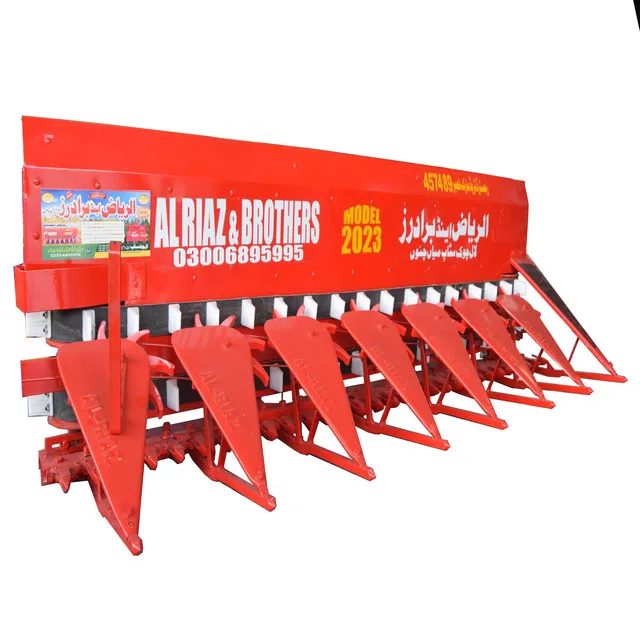 Farm Equipment, wholesale PTO Driven tractor mounted Wheat, Rice and alfalfa cutting 7 rows 2 Belts Reaper