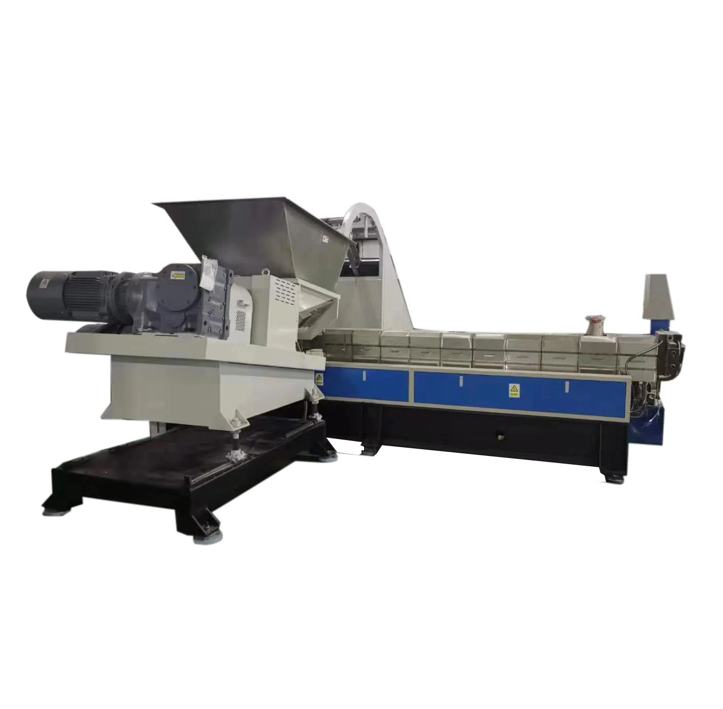 Double Cone Feeding Twin Screw Extruder Granulator