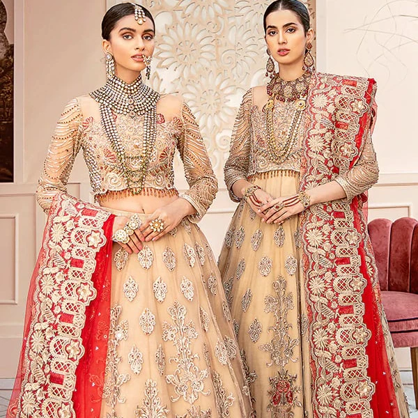 Heavy Exclusive Pakistani Designer colorful embroidered handwork Lehenga Choli with Blouse traditional custom clothing wholesale