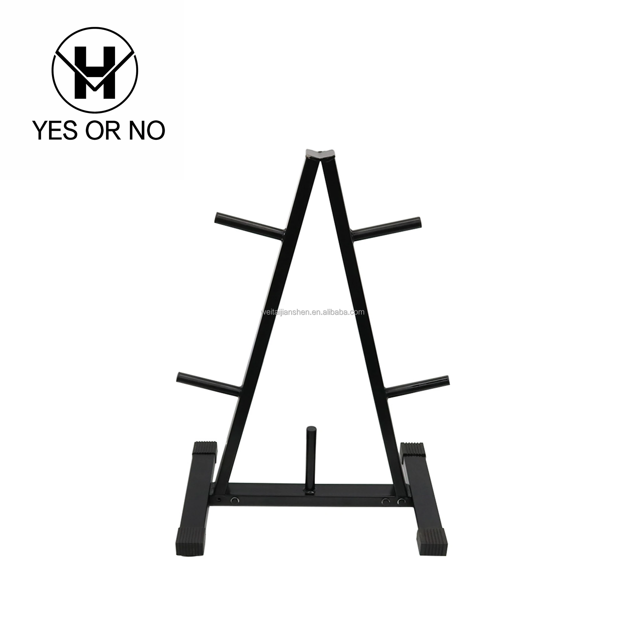 YES OR NO Gym Equipment Bodybuilding Black Rubber Lightweight Fitness Hexagonal Dumbbell Handle