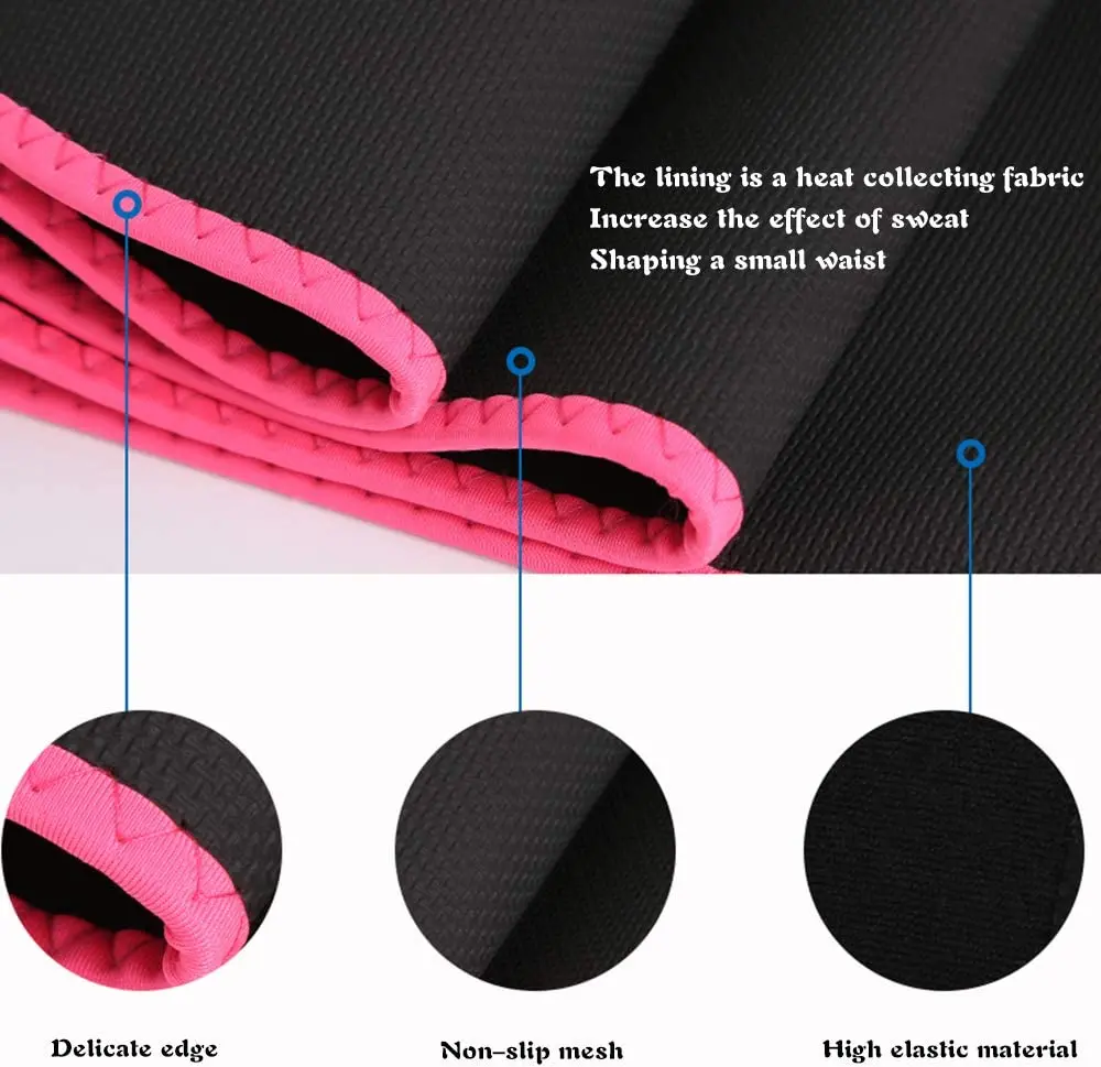 Customized Belly Fat Buner Waist Trimmer Belt With Customized Color Design By GLOVES City Pakistan