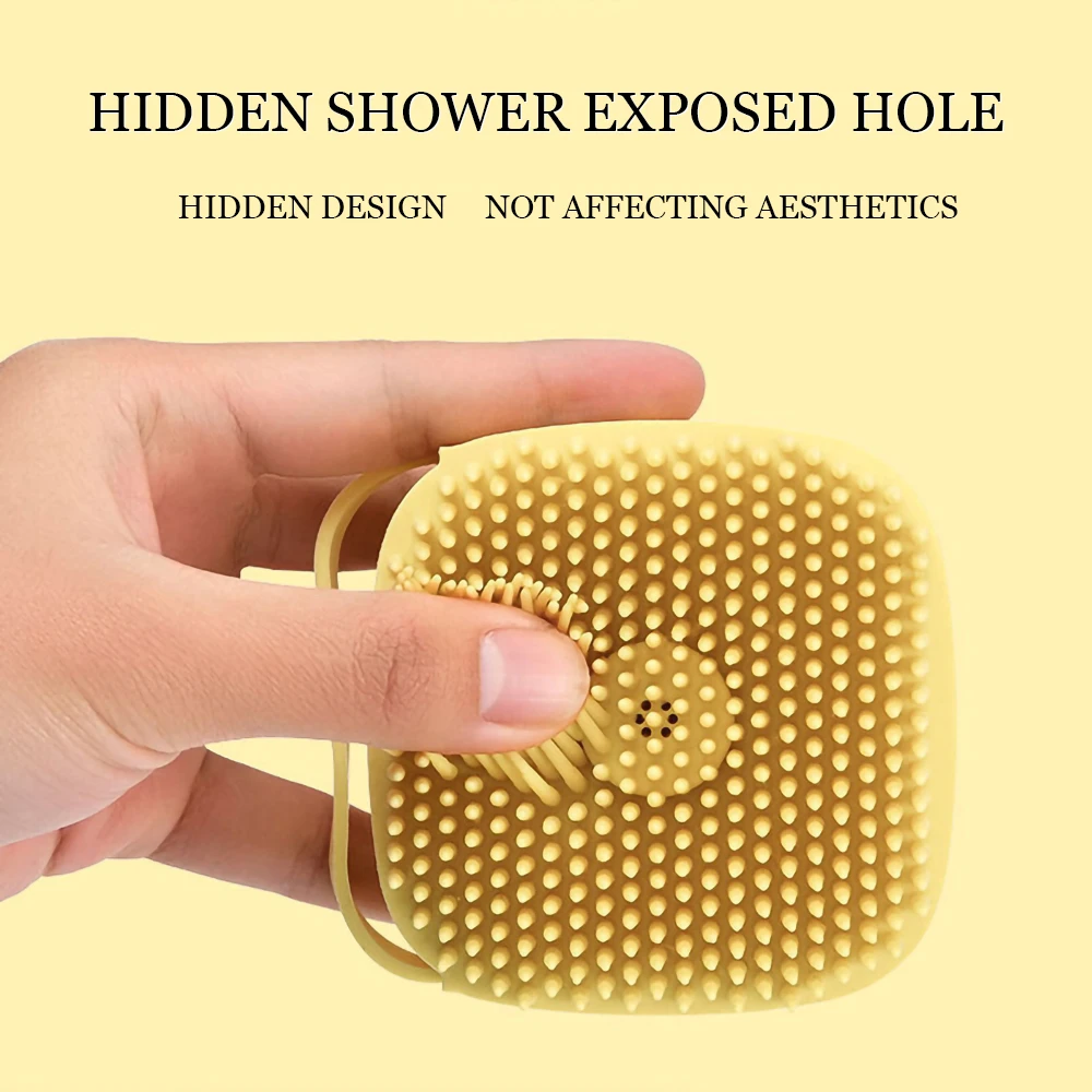 Silicone bath brush body brush pet cat and dog multi-functional shampoo massage bath brush bath and rub artifact