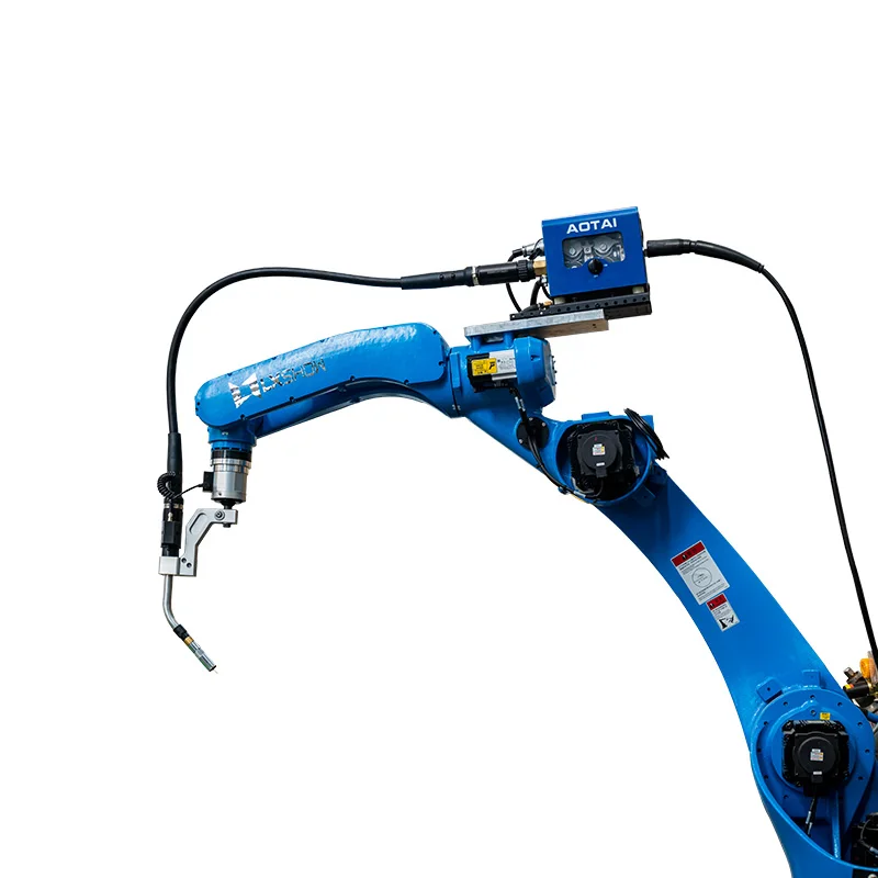 2022 Lxshow hot sale cnc welding robot arm laser cutting arc welding robot aluminum stainless steel automatic welding robot