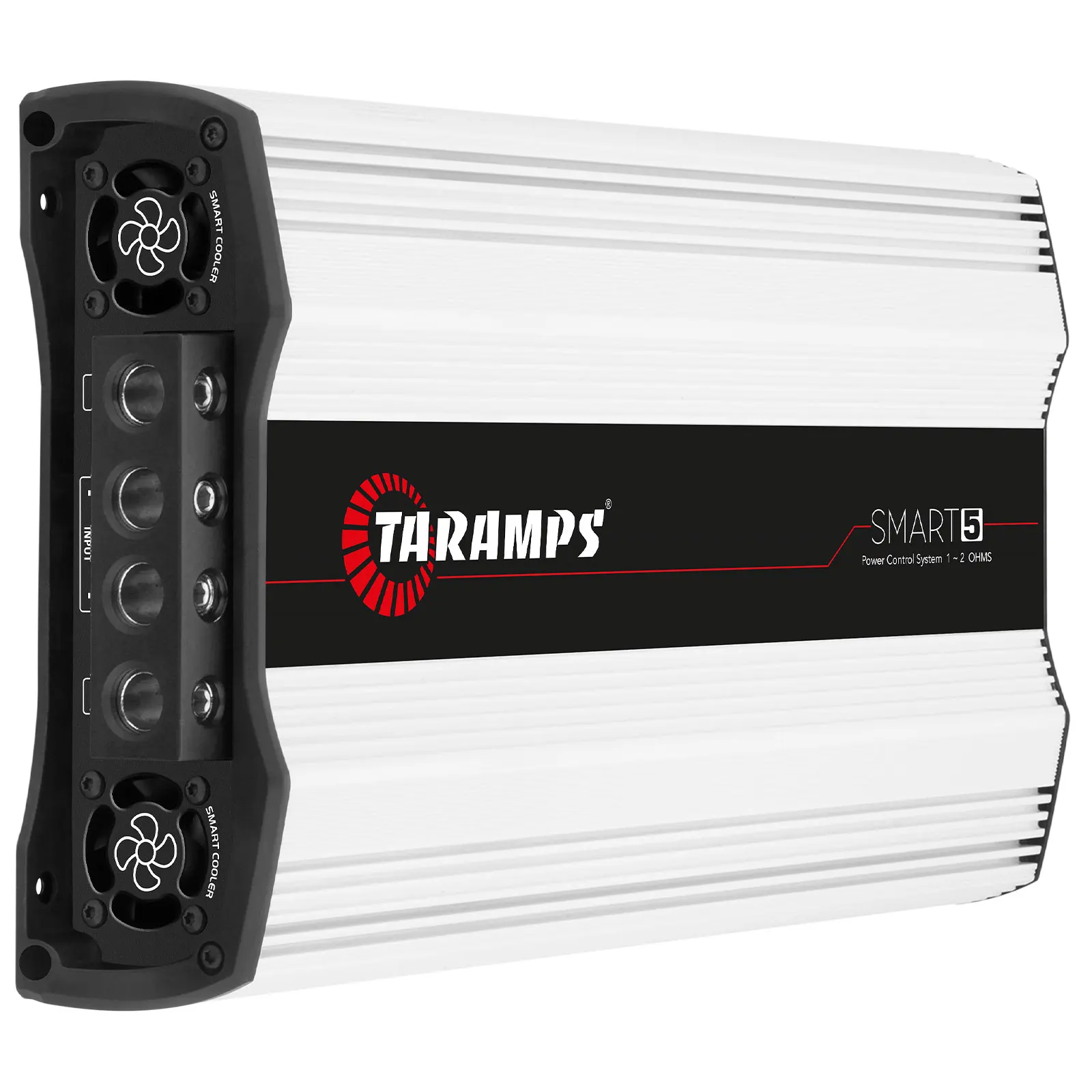 TARAMPS SMART5 5000 WATTS RMS 1 to 2 Ohms Car Audio Amplifier Multi-Impedance Monoblock 1 Channel Amp Great for Competition