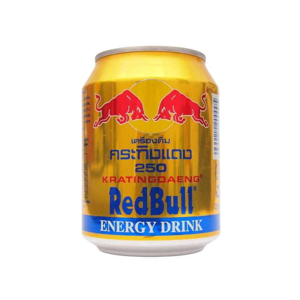 Number One Selling Redbull Krantingdaeng 250 Energy Drink cans 250ml Thai Version
