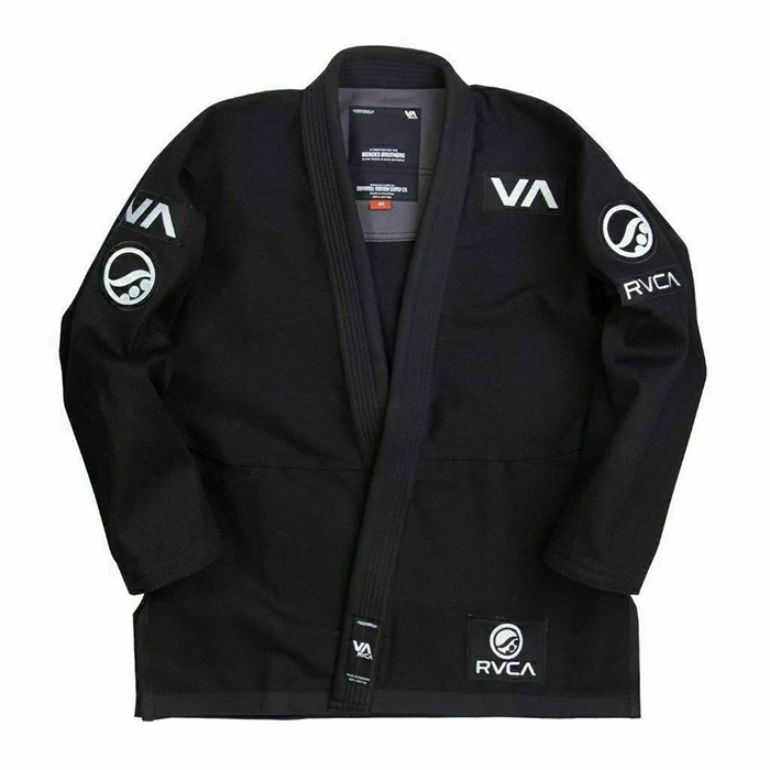 Wholesale Custom Made Black Shoyoroll RVCA BJJ Bjj Gi Brazilian Jiu Jitsu Gi/Judo Gi / Custom Adults Kimono Uniform Gi For Sale