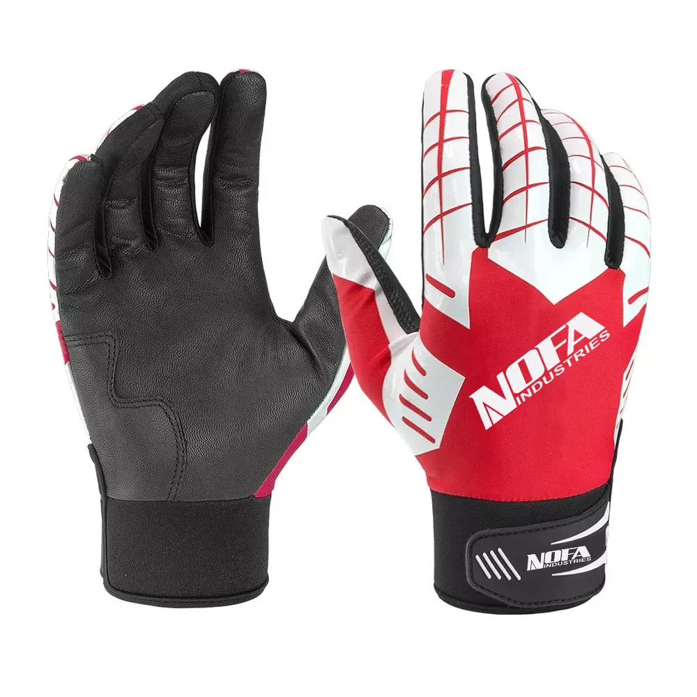 OEM Manufacturer Wholesale Custom Breathable Baseball Batting Gloves Good Quality Softball Batting Gloves