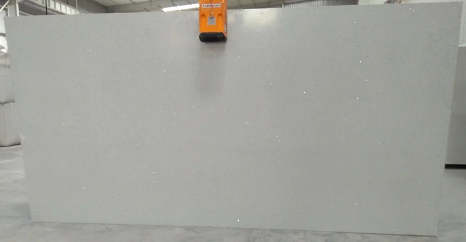 2023 Top Quality Natural Polished Engineered Starlite white Quartz For Home kitchen Countertops and commercial Worktops