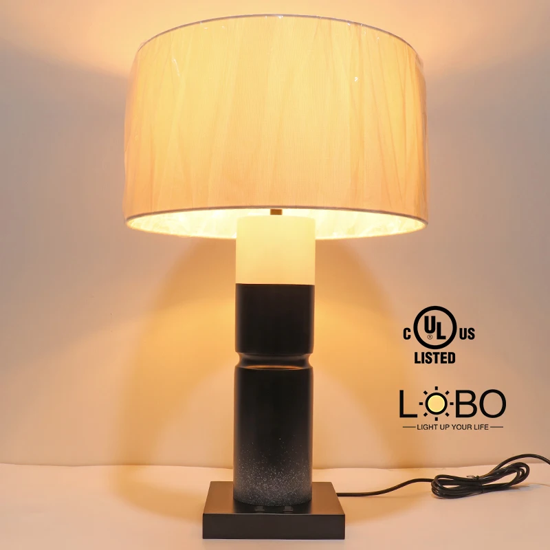 Candlewood Suites Hotel Bedside Table Lamp With Dual Power Outlet And Usb Port