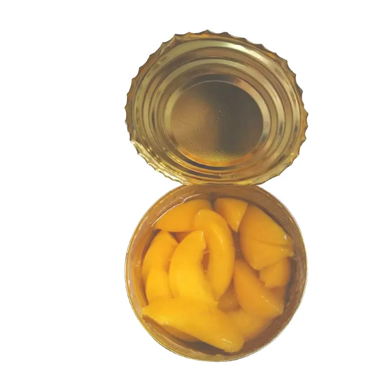 Food Snack Seal Vacuum 2023 NEW CORP Canned Yellow PCanned Fruits Canned Fresh Yellow Peach Halves in Light/Heavy Syrup