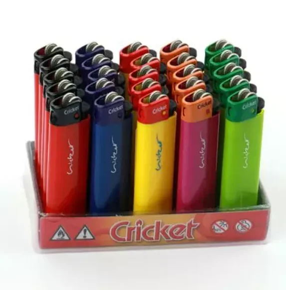 Top Quality Plastic Cricket Gas Lighter / Disposable Cricket Lighter with custom logo / Refillable Cricket Lighters