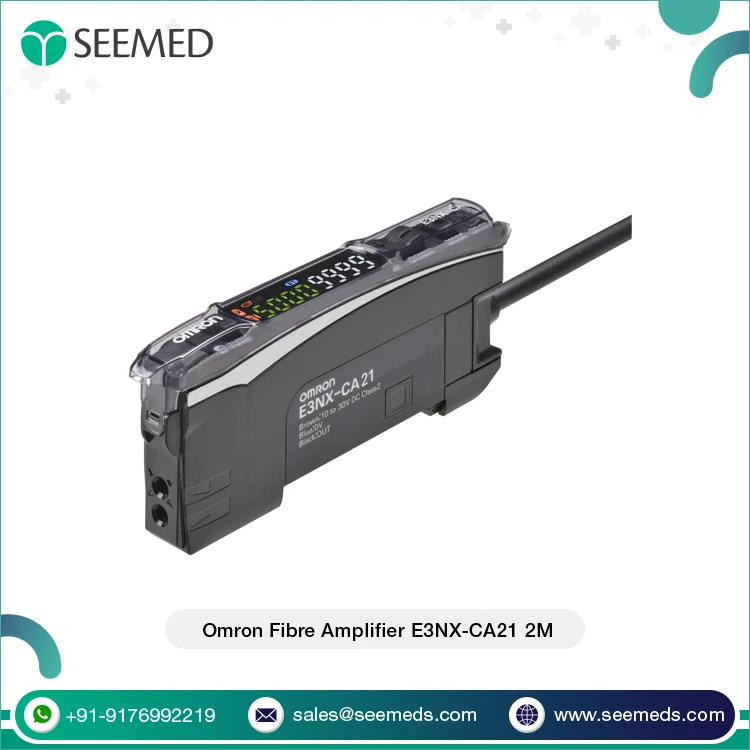 Polycarbonate Material White LED Display High Color Discrimination Capability Fibre Amplifier E3NX-CA21 2M