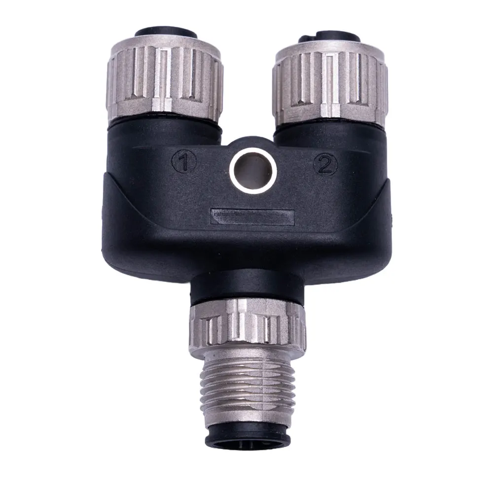 M12 field installable assembly connector screw in type