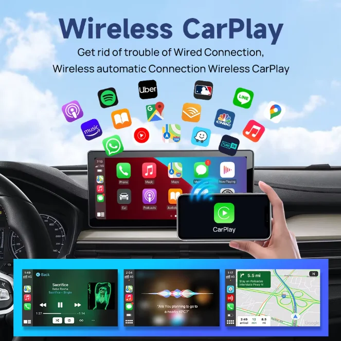 U2W Mini3 проводной и беспроводной адаптер Carplay 26g Carlink 30 Mini ODM OEM AI Box для iPhone