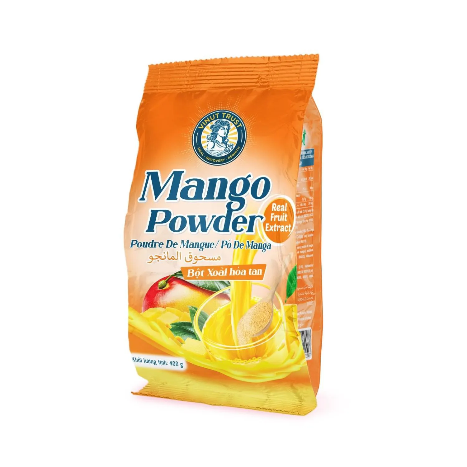 100% Natural Organic Mango Powder - Sweet Tasting Supplement with Preserved Ad Drying Process Private Label