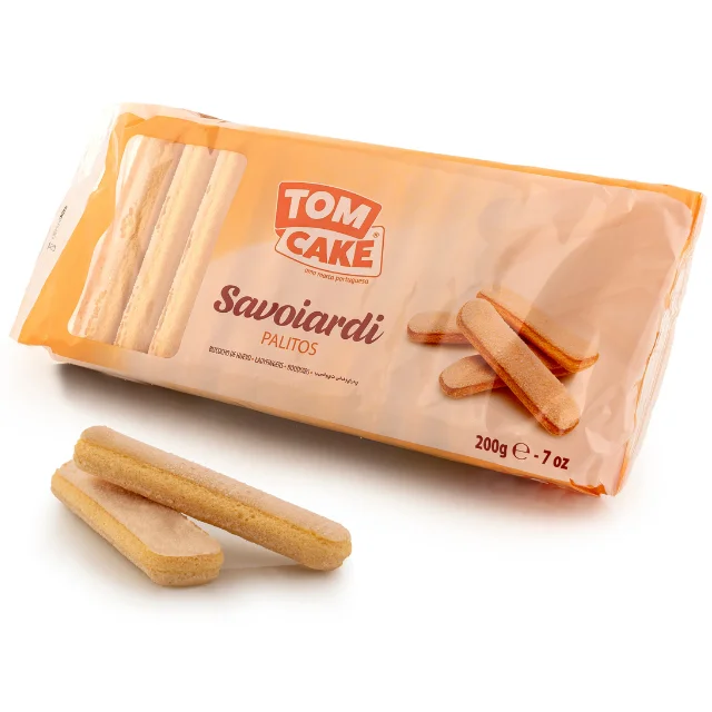 Hot Seller TOM CAKE Savoiardi Ladyfingers Biscuits 200g