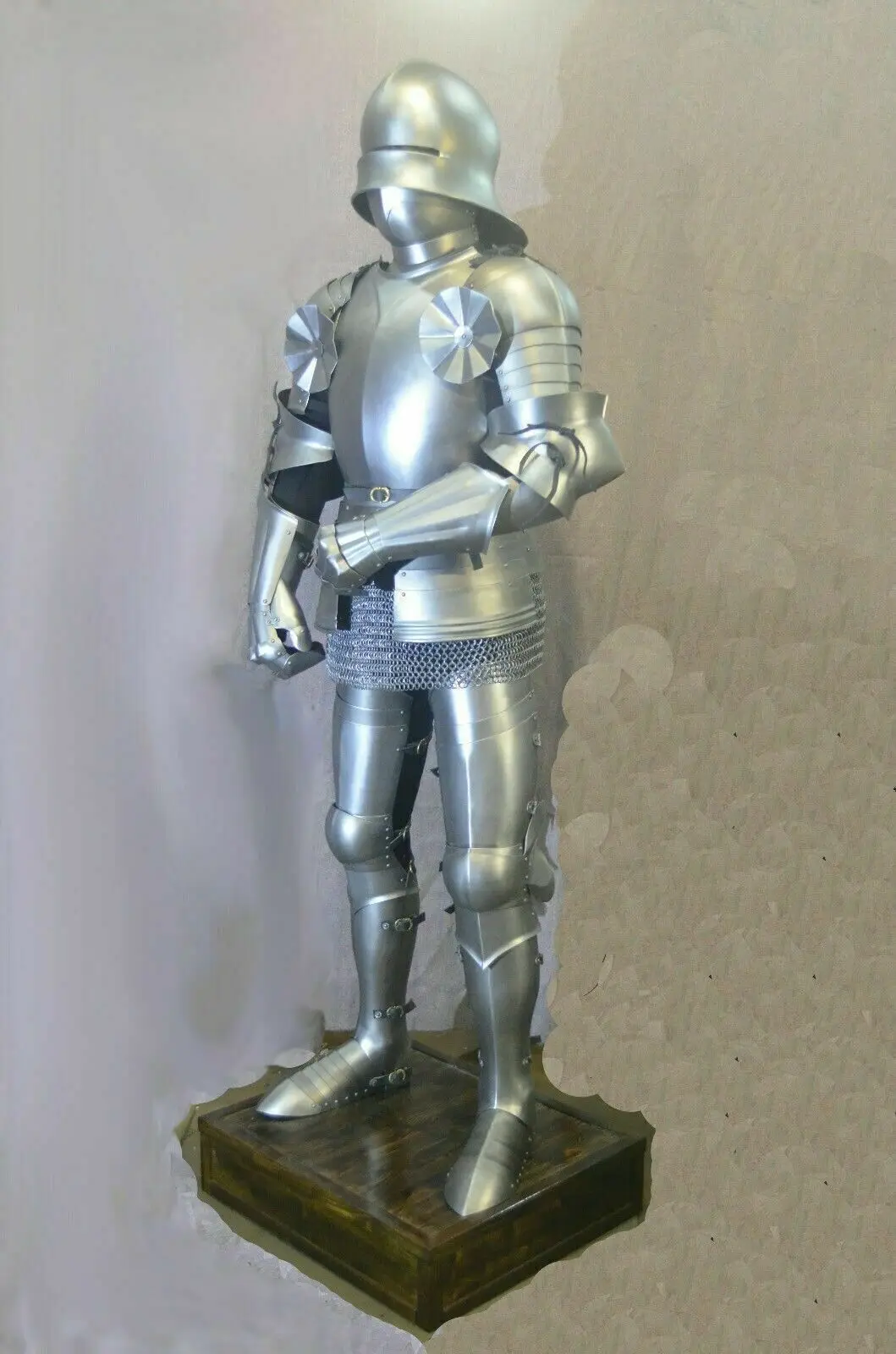 Medieval Knight Suit of Armor 15th Century Combat Full Body Armor Costume Base antique nautical handmade