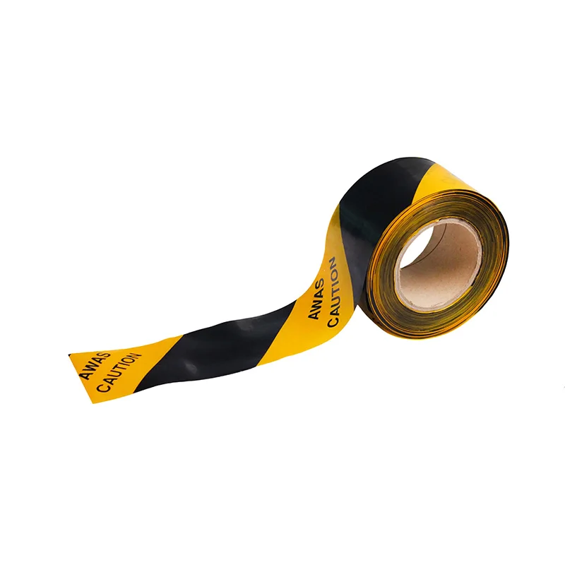 Bulk Sale Printed Barrier Ribbon Safety Protection Warning Tape LDPE PE Color Printing Feature Security Material