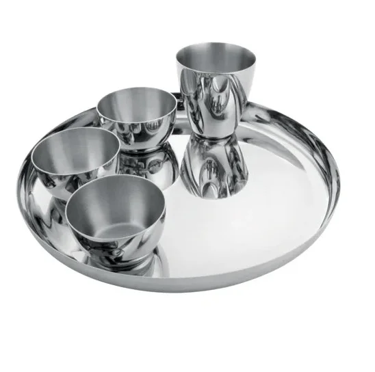 Attractive Design Best Quality Dinner Thali Set Dinnerware Set Unique Design Dinner Thali Set For Hotel Usage.