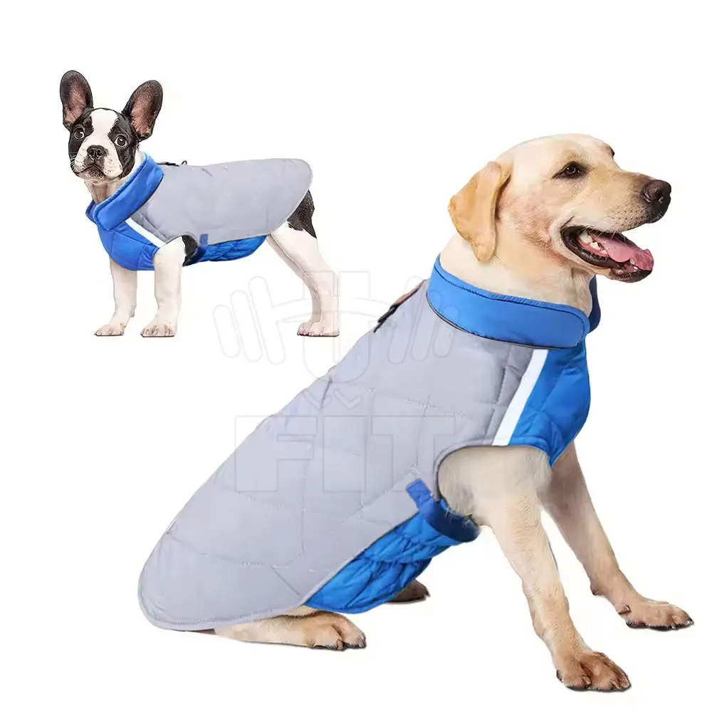 Winter Dog Coats Clothes For Pet Jacket For Small Medium Large Dogs Thicken Warm Woolen Inside Dog Coat