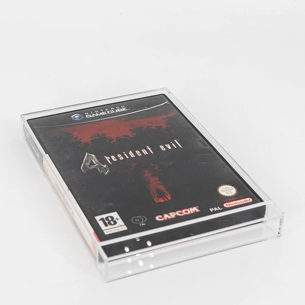 UV protection Acrylic display case for Nintendo GameCube video games collection