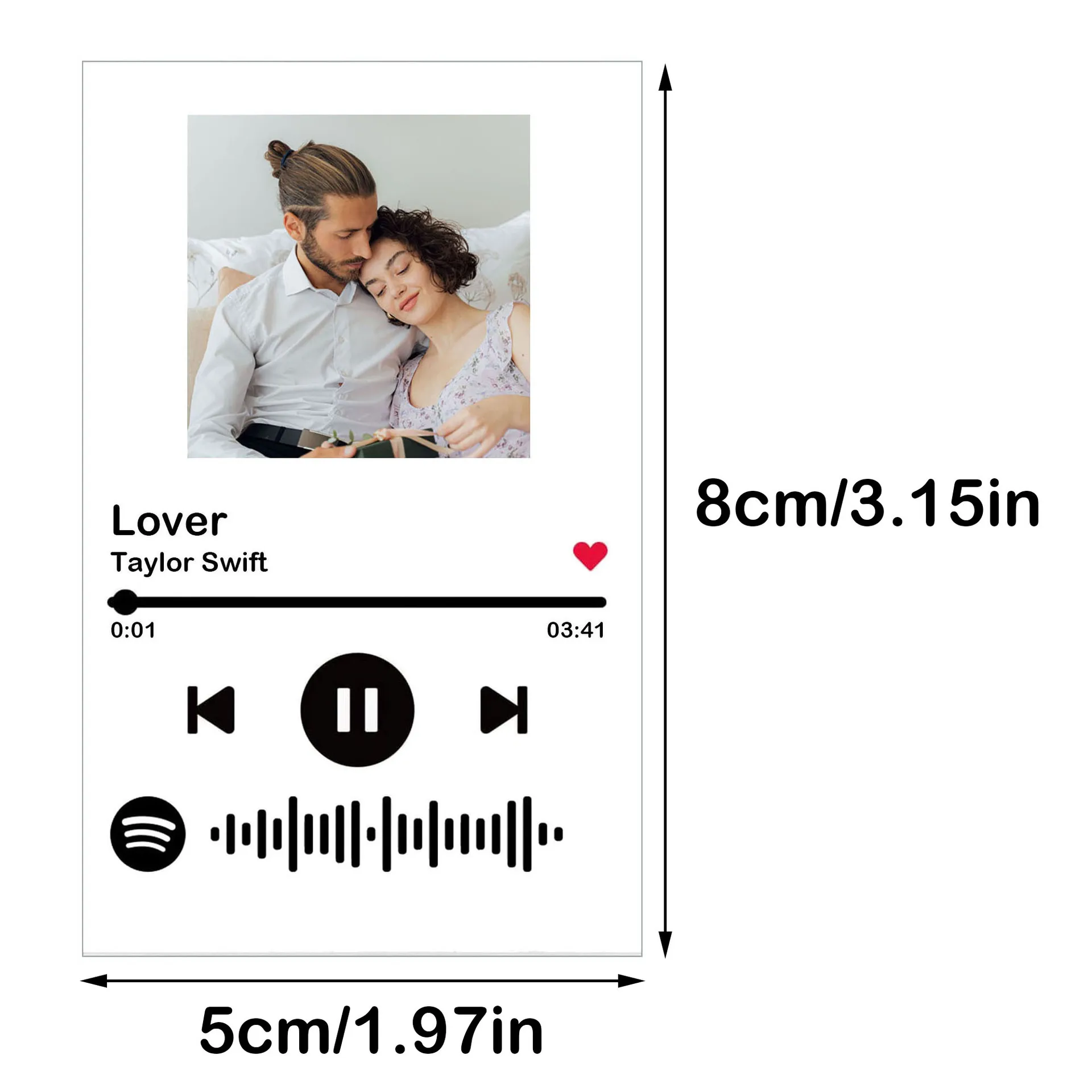 Personalized Custom Printing Acrylic Photo Kpop Spotify Lyrics Kpop Acrylic Photo Keychain Photo Card Kpop Lyrics Keychain