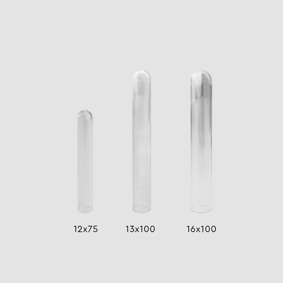 Plastic Test Tubes, polystyrene, 16 x 100 mm Plastic Sample good quality Vietnam manufacturer M0350