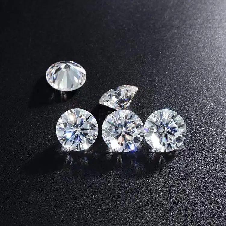 TTLB TLB 0.7 to 3.3 MM Brown Color VVS VS SI I Clarity Natural Round Cut Diamond Champagne Diamonds for Hiphop Custom Piece