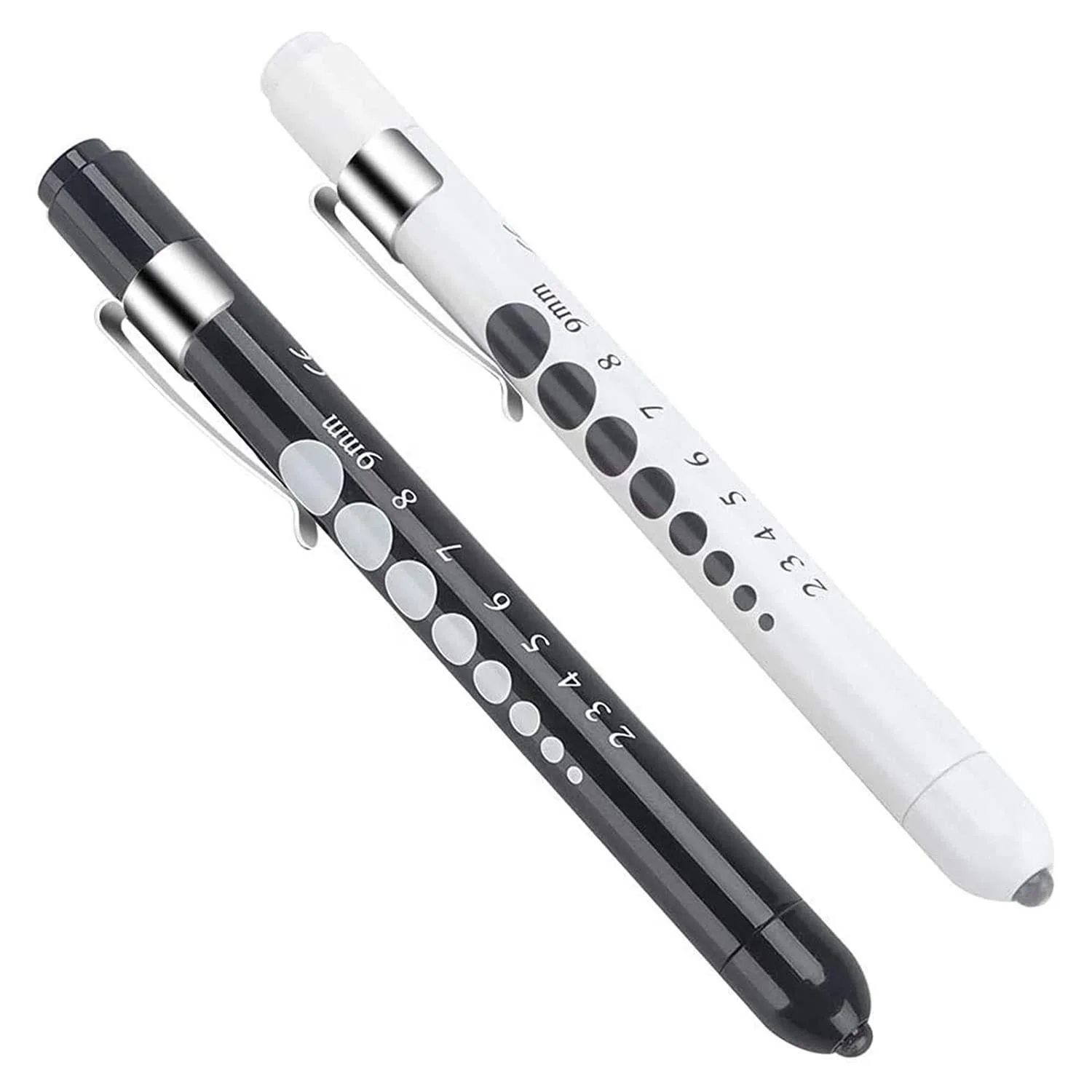Best Quality Penlight Doctors Nurse Pen Light with Pupil Gauge Bright LED with Batteries Professional Medical Devices Pin tech I