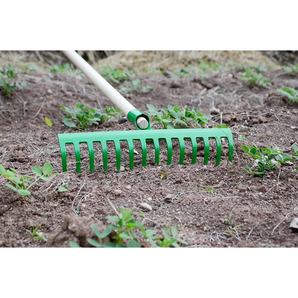One99 Custom 16T Soil Rake High-Quality Steel Landscape Tool for Industrial Gardening Maintenance Durable Garden Claw Bow Rake