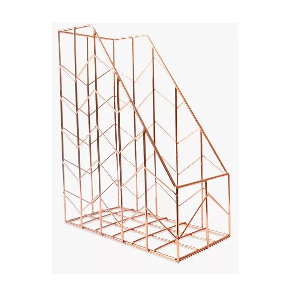 Hot Selling Metal Display Stand For Magazine And Newspaper Magazine Display Rack With Nickel Plated Customized Design Book Stand