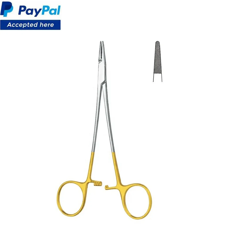 Webster TC Delicate Smooth Jaw Tungsten Carbide Needle Holder Surgical Instruments Manual Power Made Steel Stainless SIGAL MEDCO