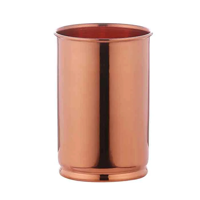 100% Pure Copper Drinking Tumbler with Plain Designed and 350 Ml Capacity Classical Designed Tumbler For Sale By Exporters