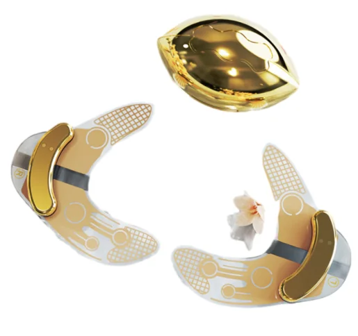 EMS Bio Wave Eye Pods Red Light Eye Care Patches for Dark Circles Reduce Under Eye Bags Naturally