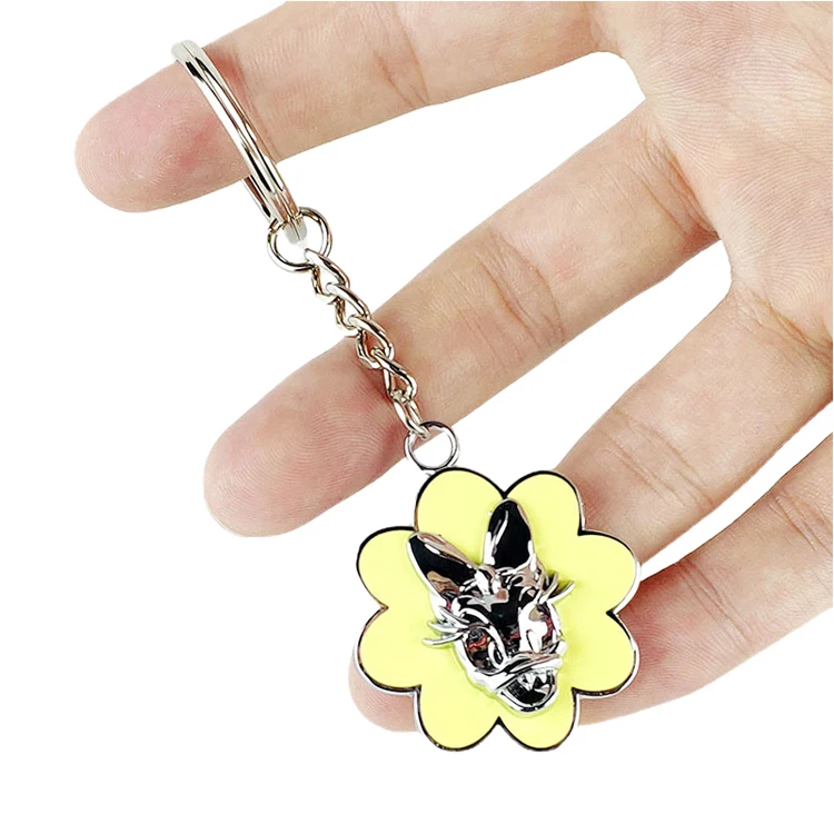 Hot Sale Mickey Mouse Keychain Kawaii Minnie Bag Pendant Ornament Toy Custom Metal Keychains