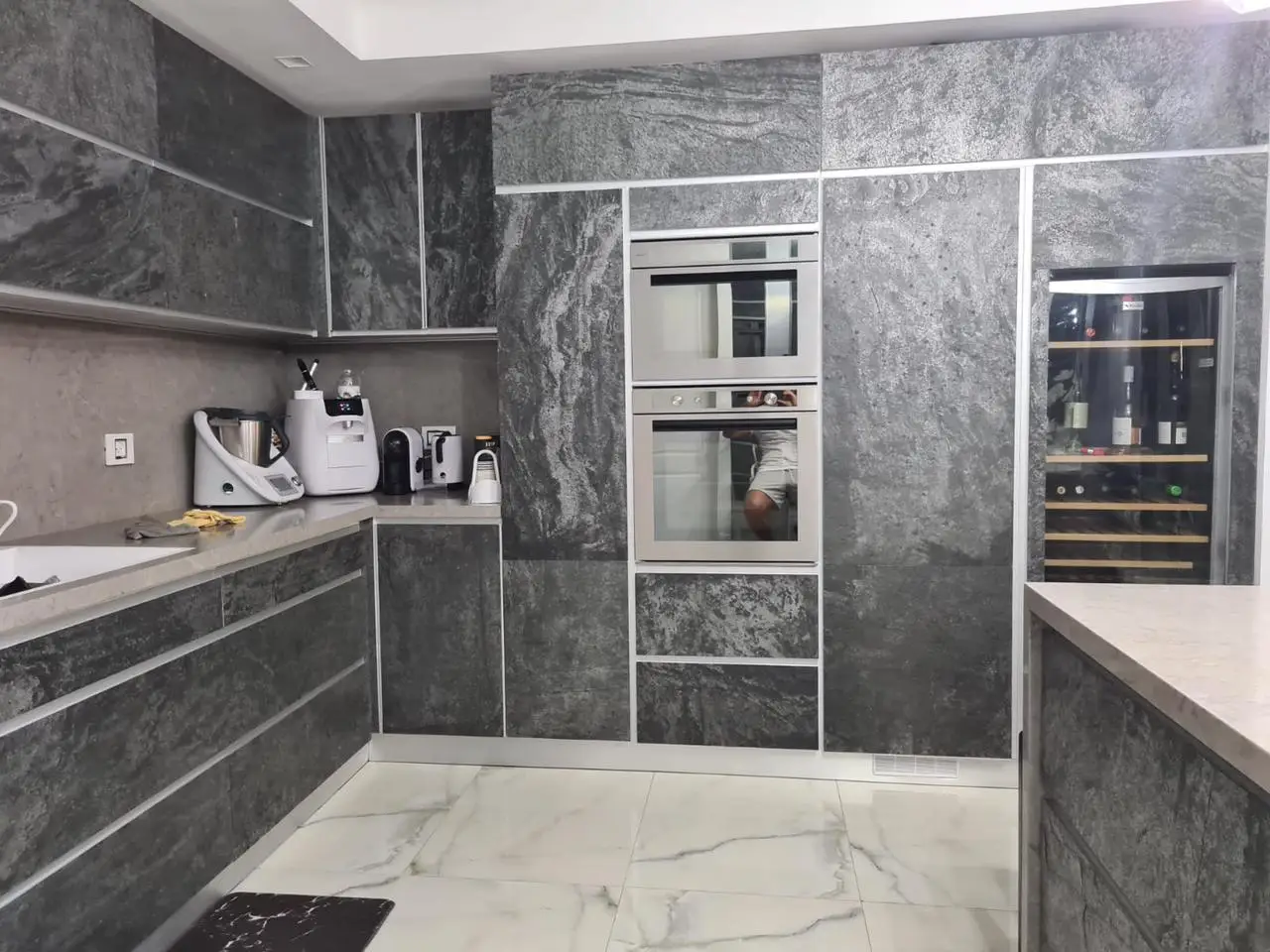 Indian Price 100% Stone Flexible Veneer Sheet Multi-Color Flexible Stone Tile for Villa Slate Form