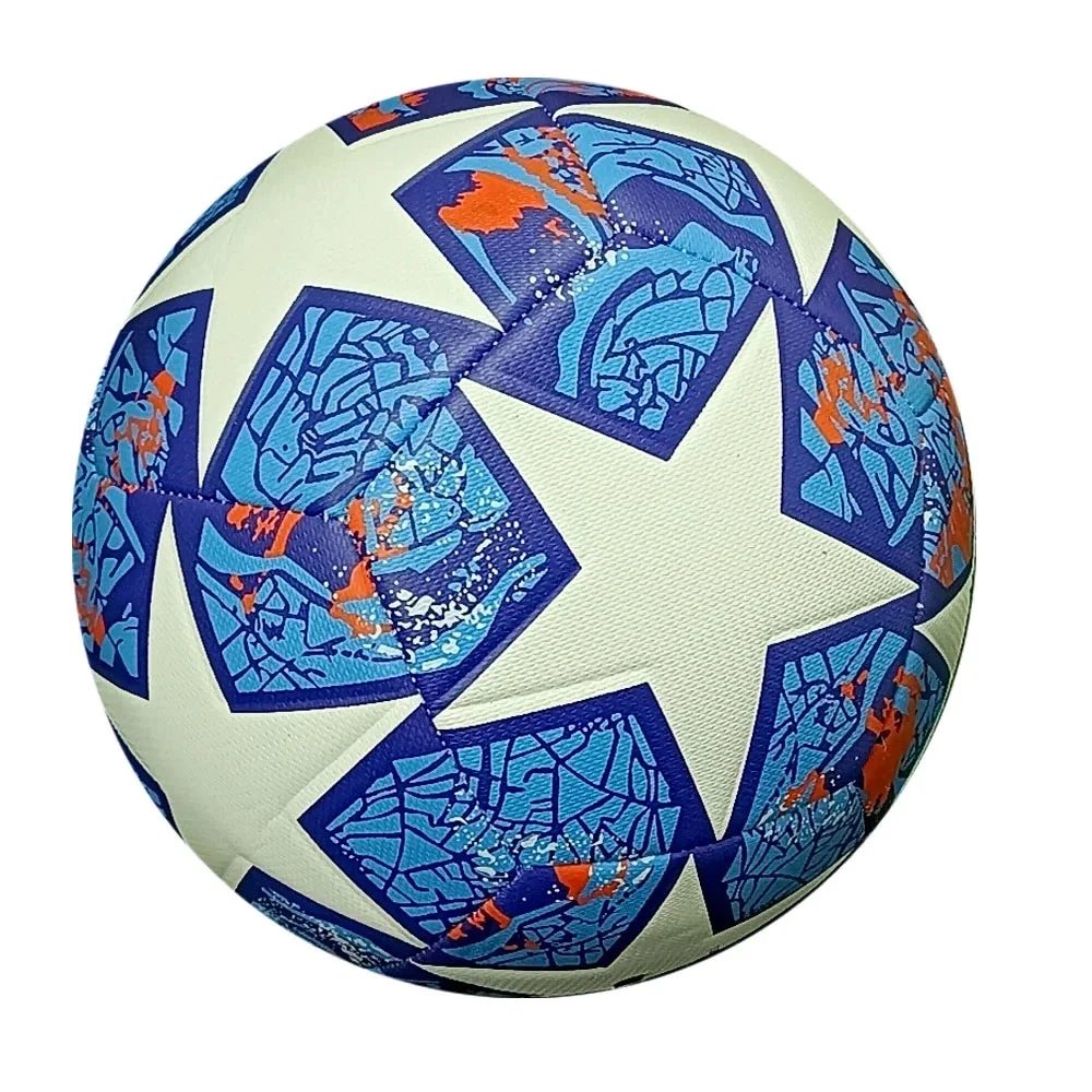 Factory custom Soccer Football Footy Training Ball Size 5 PU Indoor Match Football League Futbol Outdoor Football for Men Women