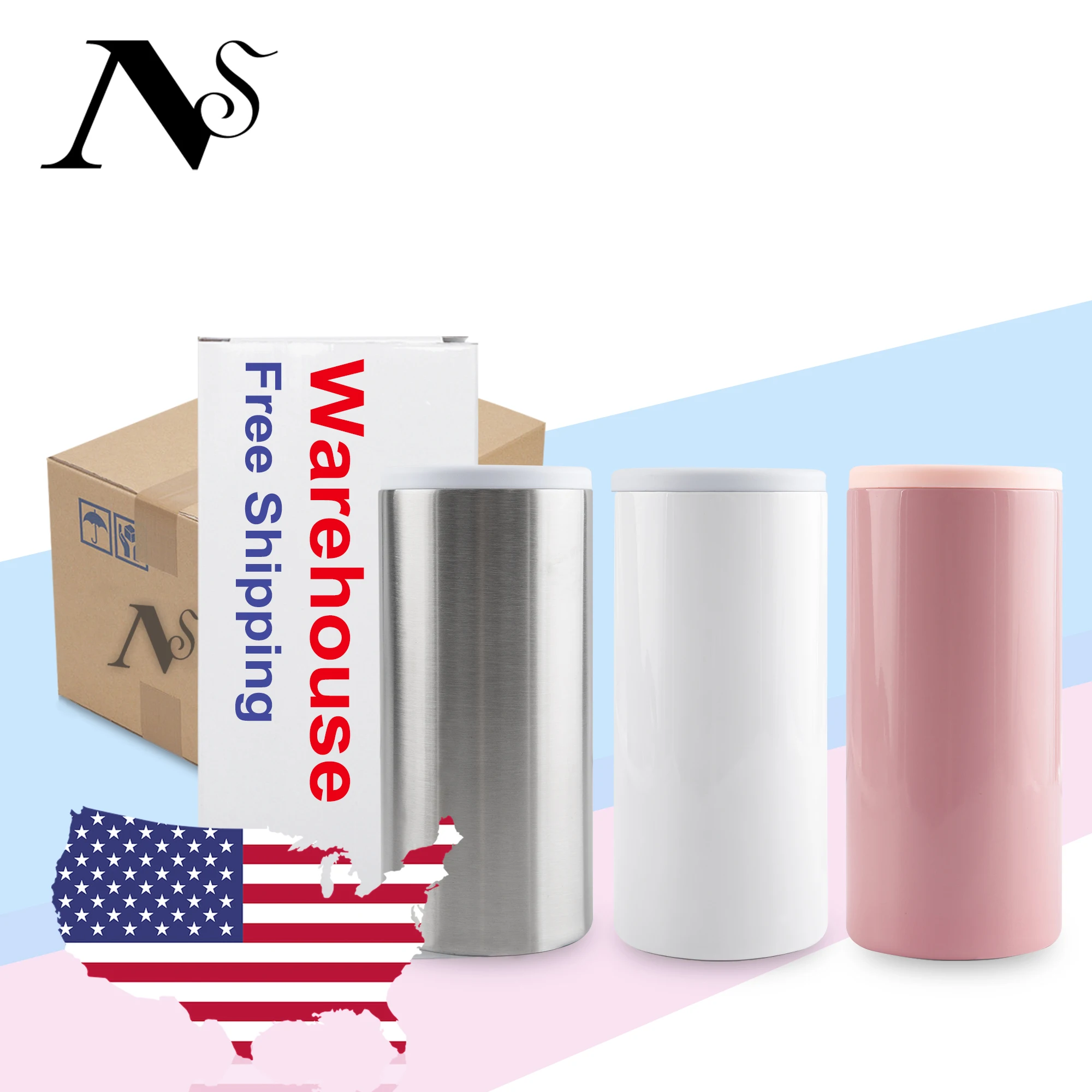 New Fashion Promotional Sublimation Printed Custom Neoprene Can Cooler 330ml slim\/fatty Drink Beer Bottle  Stubby Holder