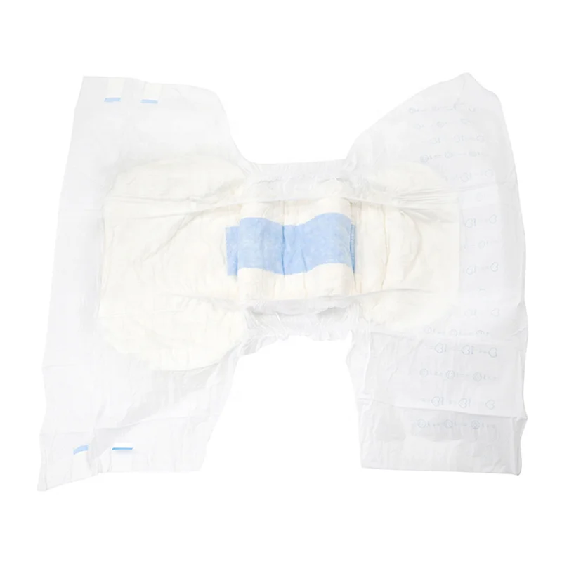 Adult Diapers Nurse Adult Super Absorption Printed Disposable Adult Diaper with Blue ADL