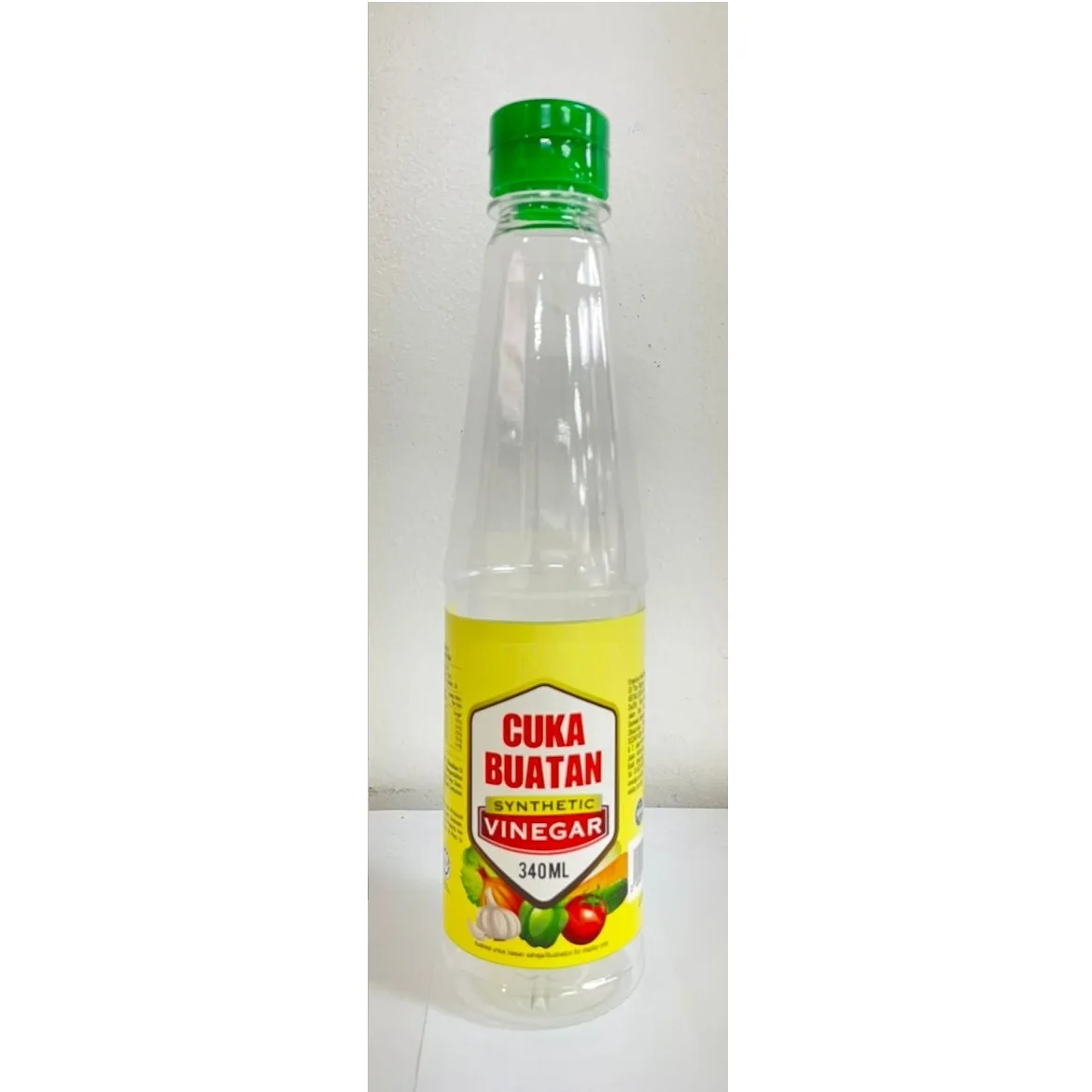 Wholesale Price Private Label Clear Color 340ml Synthetic Vinegar For Dip with Food Cooking From Malaysia