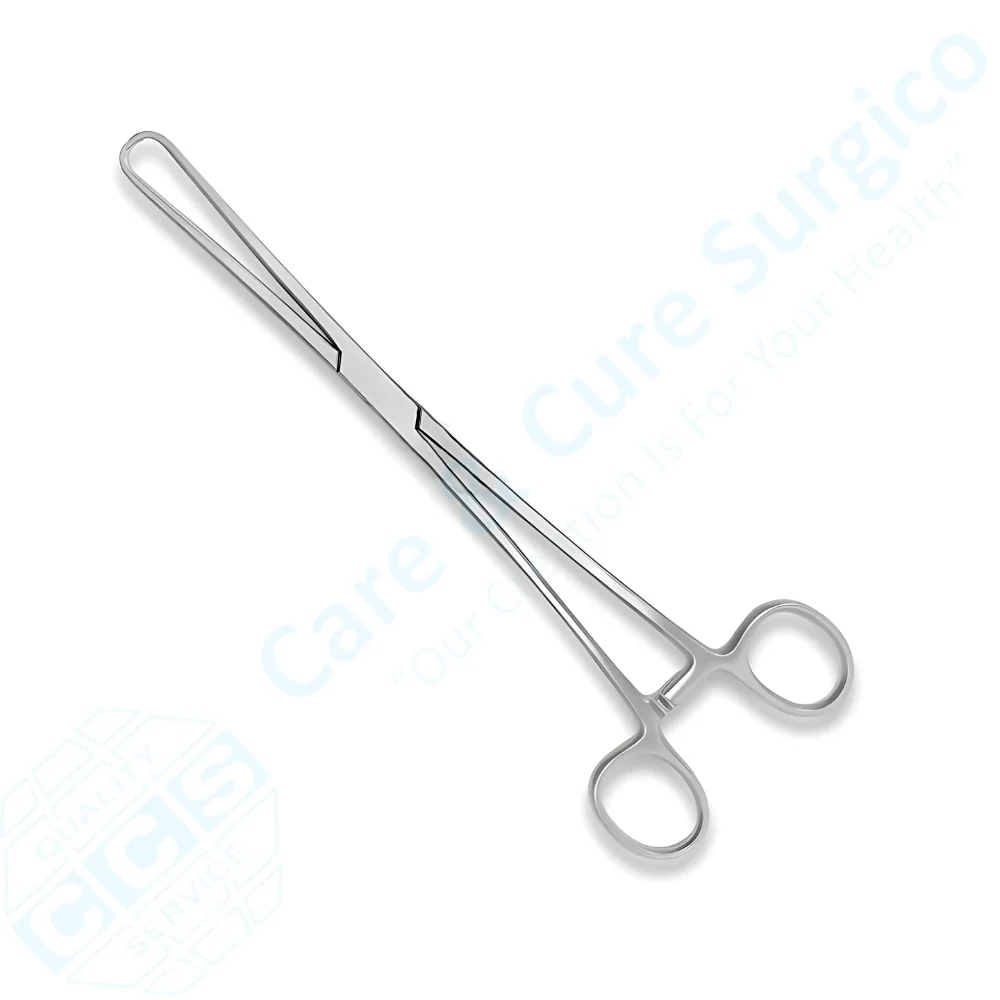 Care Cure OB/GYN Surgical Instruments Economical Stainless Steel Uterine Tenaculum Forceps 9 5 (24cm) Obstetrics Gynecology