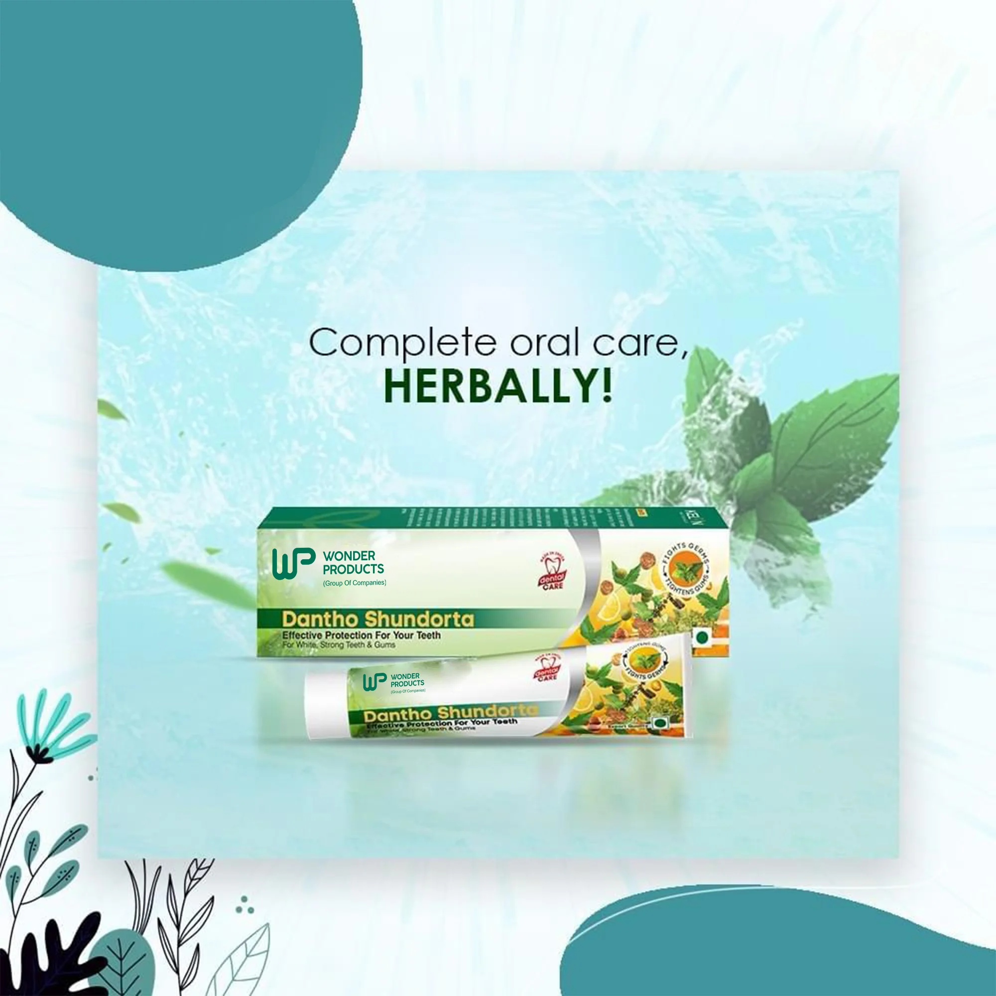 Premium Grade Herbal Toothpaste 100 GM Pack Customized Logo Available Herbal Toothpaste For oral care Sale By Exporters