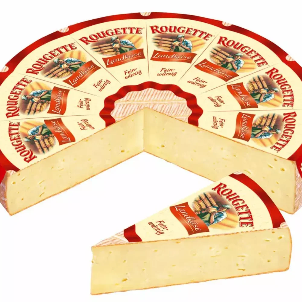 Global Distributor Selling Rougette Landkase 2kg Creamy Red Cheese with Long Shelf Life