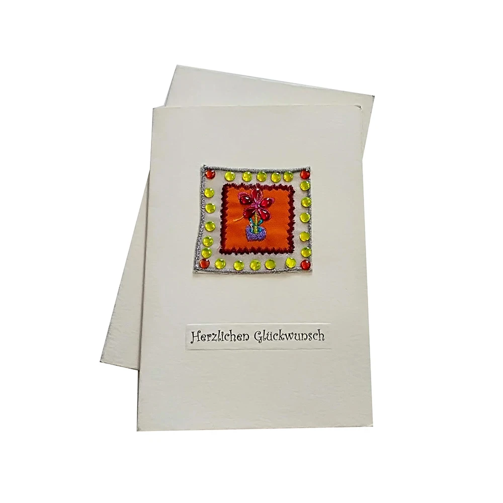 New Collection Mini Kraft Handmade Paper Envelope Invitation Greeting Card Double Heart Customize White Envelope