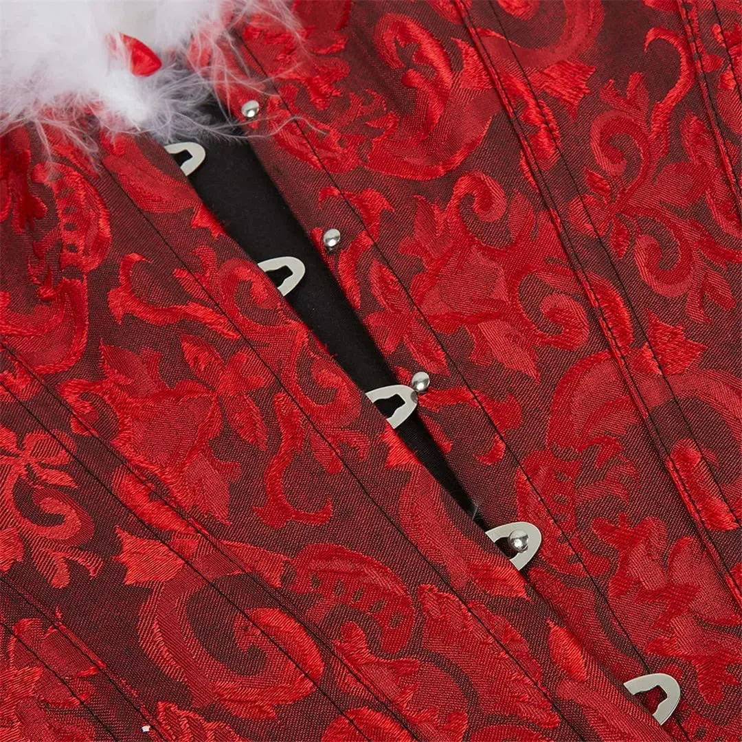 High Quality Brown Leather Corset Plus Size Women Body Shaping Corset