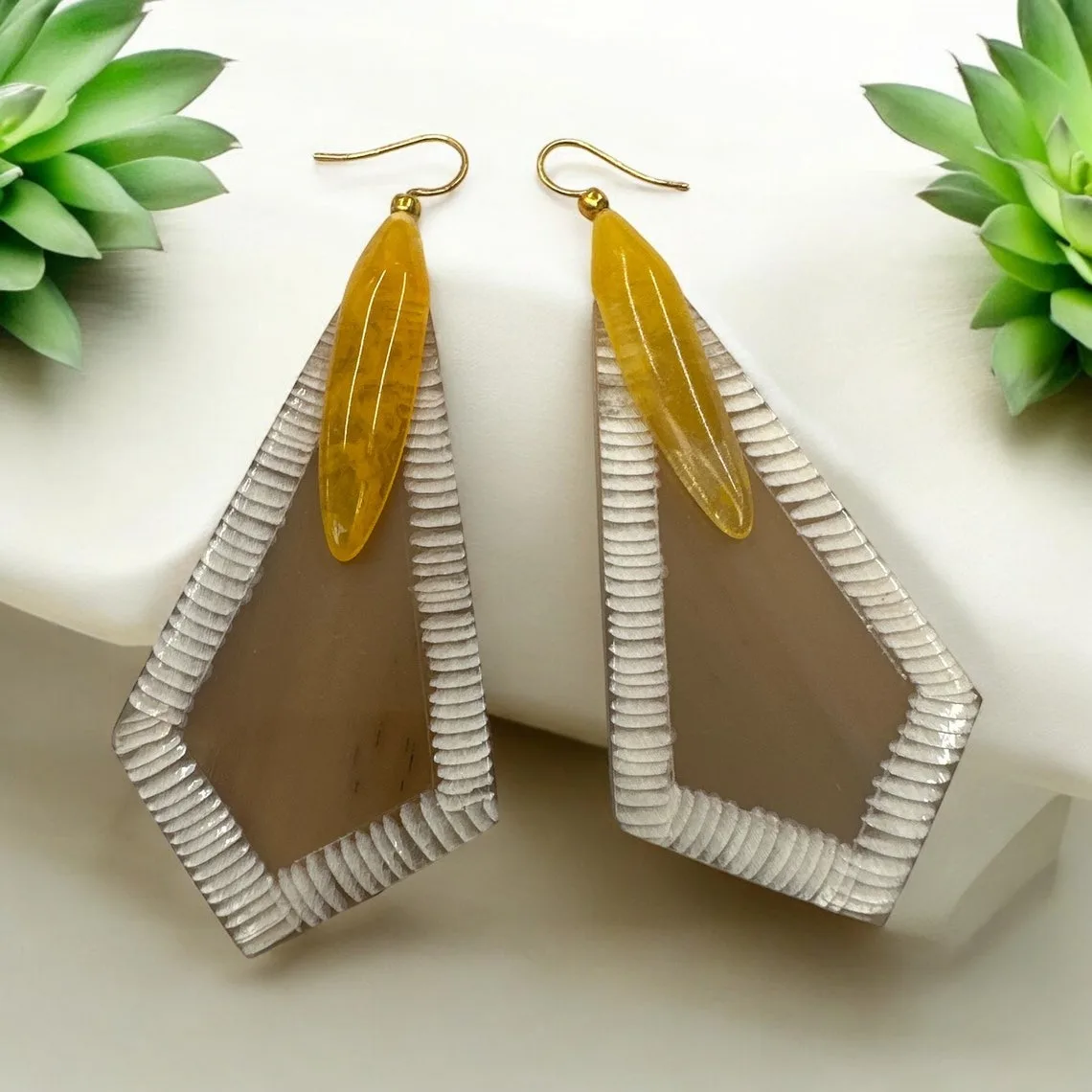Handmade Horn Earring luxury women fashion horn earring new style