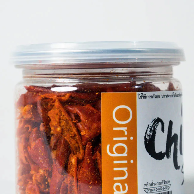 Готовая к употреблению закуска, хрустящая закуска Чили с кунжутом, оригинальная бутылка с ароматом 80 г, закуска для веганов, оптовая продажа из Таиланда
