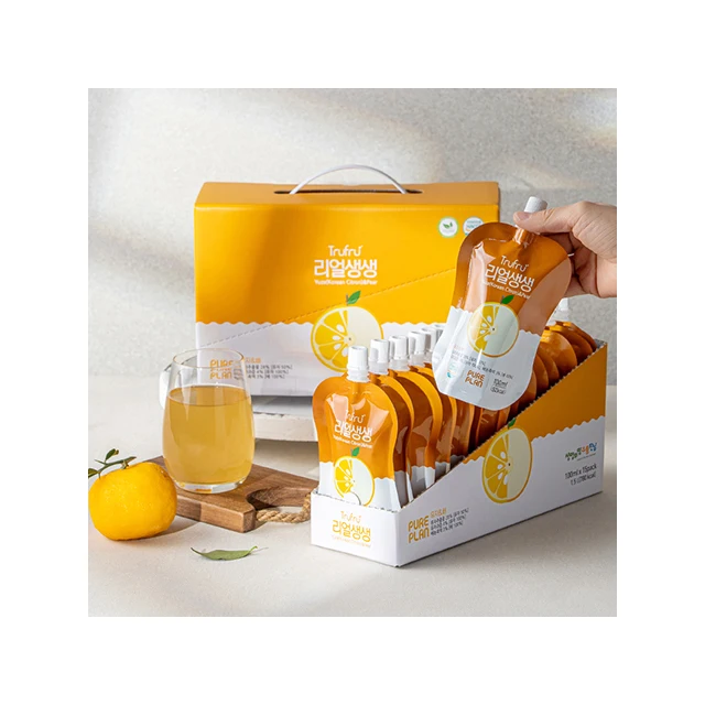 (pure bright and warm cooperative) - trufru yuza & pear 100ml*15 pouch Korean pear and ginger nutrients of citrons KOTRA
