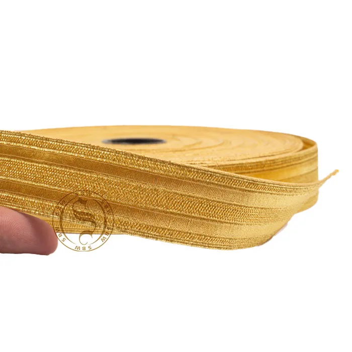 Wholesale Gold Mylar Braid Ribbon for Infantry Uniform | Customize Your Pilot Uniform with Our Braid Lace